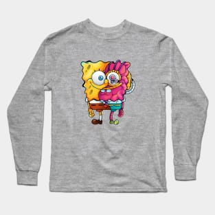 Spongebob Cyborg Long Sleeve T-Shirt